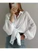 Camisa protetora solar estilo coreano Amazon, gola polo, mangas compridas, corte solto, nova coleção feminina primavera/verão, ombros caídos, camisa estilo cauda de andorinha