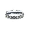 Europa y Estados Unidos pulsera tejida de figura de figura de nuevo personaje transfronterizo para hombres y mujeres aleación multicolor tejida nudo chino cuentas de rosario cuerda de mano