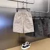 Shorts Cargo Veraniegos Delgados Color Verde Militar para Hombre, Modernos, Holgados, Deportivos, a la Rodilla, de Malla de Seda de Hielo, de Secado Rápido, de Longitud Media
