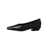 Estilo Francés para Viajar ~ Zapatos Elegantes Simples de Punta Cuadrada Baja Profundidad Otoño 2026 Suela Suave Cómodos Versátiles Zapatos de Trabajo