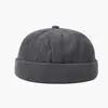 Sombrero de Propietario de Moda Otoño e Invierno para Hombre Yuppie de Pana Sombrero Piel de Melón Estilo Pareja Moda Hip-Hop Sombrero de Street Dance Sombrero Tang para Mujer