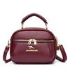 Aliexpress Bolsa Pequena Redonda Lisa Feminina Moda Bolsa para Celular Tendência Alta Qualidade Nova Bolsa Feminina Bolsa Transversal Bolsa de Ombro