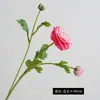 Buquê de Flores Artificiais de Lótus com 3 Cabeças Hidratantes para Decoração de Cena, Flores de Peônia de Casamento de Alta Qualidade, Flores Artificiais