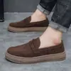 Zapatos de Hombre Jinbukang 2026 Otoño Nuevos Zapatos Deportivos Casuales para Hombre Mocasines Slip-On de Moda Mocasines Ligeros