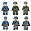 Conjunto Transfronteiriço de 8 Figuras de Herói Ninja Blocos de Montar Brinquedos Educativos de Montagem Exclusivamente para Comércio Exterior