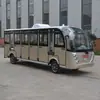 Coche Turístico Eléctrico de 17 Plazas para Zonas Turísticas, Modelo Totalmente Cerrado para Traslados de Hotel y Campus, Coche Turístico Eléctrico de Cuatro Ruedas