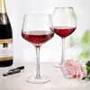 Copa de Vino Tinto Borgoña Grande Hogar Creativo Vidrio de Cristal Uva Copa de Tallo Alto Venta al por Mayor Personalizada Copa de Vino de Tallo Alto