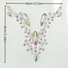 Venda Quente Transfronteiriça Adesivos de Diamante para Seios em Acrílico Adesivos Sexy para Seios Moda Europeia e Americana Balada Carnaval Adesivos Corporais Atacado