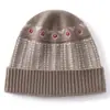 Nuevo gorro de cachemir con orejeras, cálido y resistente al frío, simple y versátil, adecuado para actividades al aire libre y ciclismo, gorro de punto