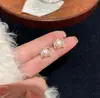 Pendientes de perlas de agua dulce de celebridad de internet para mujer, exquisitos, con temperamento de circonita, nuevos pendientes 2023