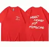 Camiseta de Verano para Hombre Letra de Dinero Divertida Camiseta para Mujer Ani