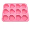 Molde de silicona con forma de corazón para tartas - Molde antiadherente para chocolate para postres caseros