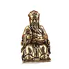 Adornos de Latón Señor de la Tierra Dama de la Tierra Buda Artesanías Metálicas tipo Latón Personajes de Cobre Puro Adornos Universales para el Hogar
