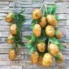 Pimentas, Milho Falso, Alho, Amendoins, Vegetais, Frutas, Restaurante de Fazenda, Decorações de Modelo de Campo de Horta, Cordas para Pendurar