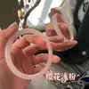 Pulsera Jingle de Imitación de Vidrio Color Jade de Un Paso a la Vez con Rosa Seca Accesorio de Estilo Antiguo, la Misma Pulsera que Usan las Mejores Amigas de Little Red Book