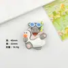 Nuevos Accesorios de Resina DIY de Hipopótamo Gris Pegamento de Crema Hecho a Mano para Funda de Teléfono, Pasador, Vaso de Agua, Hebilla de Zapato