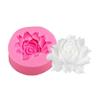 Molde de Silicone para Assar Rosa Dia dos Namorados Flor Flor de Cravina Fondant Bolo Chocolate Ferramenta de Assar DIY