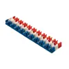 Venta al por mayor de fábrica 16/20PVC bajo forma de U plástico fijo 10 posiciones abrazadera de tubería abrazadera de plástico para tubería de calefacción por suelo código de tubería