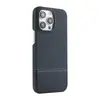 Funda de Cuero Cosido para Teléfono Adecuada para Apple 17 Pro Max Moderna 16/15 Media Cubierta 14 Pro Estuche Duro 13 Antideslizante 12