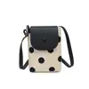 Bolso de hombro de verano transfronterizo nuevo de alta moda con bloques de color para mujer, bolso cruzado de un solo hombro de nicho, bolso simple para teléfono móvil