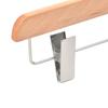 Armario para pantalones de madera maciza, clip para pantalones, para el hogar, sin costuras, para colgar pantalones, tienda de ropa, falda, multifunción con clip, colgador de estante para pantalones, venta al por mayor