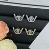 Nuevos Pendientes Chanel Letra Doble C 2025 para Mujer, Aguja de Plata, Estilo Chanel, Pendientes de Lujo de Alta Gama, Estilo Abuela Chanel