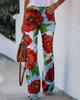 BD 02 260g twill mujer estampado imitación jeans AliExpress ebay Europeo y Americano Comercio exterior pantalones casuales delgados