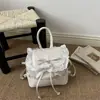 Mochila Femenina Dulce de Nicho con Ribete de Encaje 2026 Nueva Mochila Versátil Exquisita Mini Bolsa Escolar