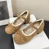 Zapatos de tacón grueso de punta redonda y boca poco profunda estilo retro para mujer, Nuevo estilo de verano 2026, Combinados con faldas, Zapatos Mary Jane con lazo de encaje
