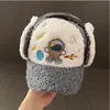 Gorros Infantiles para Otoño e Invierno, Gorros de Pato Cálidos para Niños y Niñas, Gorros Lei Feng Engrosados para Proteger los Oídos, Gorros de Lana Lindos Estilo Coreano