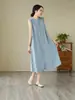 Camisa de Vestir sin Mangas de Color Sólido Nuevo Estilo Verano 2025 Elegante Adelgazante Holgada Casual Vestido de Color Sólido