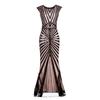 Vestido longo e fino com lantejoulas e bainha rabo de peixe da Amazon, festa noturna, reunião anual, banquete de alta qualidade, vestido de coquetel