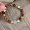 Pulseira de contas de madeira mais vendida antiga tecida presente para namorada temperamento alto valor de beleza namoradas joias que combinam com tudo