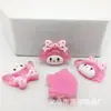 Dibujo Animado Transparente Fino Destello Sanrio Perro Parchal diy Pegamento de Crema Funda para Teléfono Accesorios para el Cabello Niña Parche de Resina Material