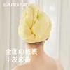 Touca Seca-Cabelo Sanli Espessa, Touca de Banho Absorvente de Fleece Coral para Adultos e Estudantes, Toalha para Secar Cabelo