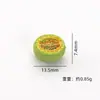 Mini Fruta Media Corte Toronja Kiwi Papaya Pegamento en Crema Pasador Accesorios para el Cabello Hecho a Mano DIY Accesorios de Joyería