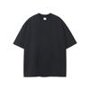 Camiseta Masculina de Manga Curta Verão Novo Produto Peso Pesado 385g Tamanho Grande Marca de Moda de Rua Cor Sólida Caimento Solto Unissex Camiseta de Manga Curta
