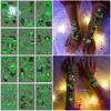 Suministro Transfronterizo Tatuaje Temporal Luminoso para Fiesta Irlandesa Trébol de Cuatro Hojas de San Patricio Tatuaje Temporal Desechable