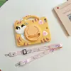 Capa Protetora Samsung A11Plus A8 Desenho S6 Silicone Macio A7Lite Crianças Tablet Anti-Colisão T500 Anti-Queda A9 Gato
