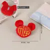 Enfeites de Ano Novo Desenho Animado Fofo, Broches de Pônei, Acessórios de Roupa para Bonecos do Zodíaco, Pequenos Presentes de Feriado, Atacado DIY