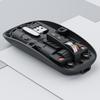 Mouse Inalámbrico Bluetooth Tres Modos Transparente Recargable Silencioso Portátil Tablet Notebook Oficina Ratón Femenino