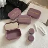 Estojo Simples de Lentes de Contato Coloridas Macaron, Portátil e Compacto Estilo Coreano Caixa de Armazenamento de Alta Qualidade para Lentes de Contato, Dropshipping