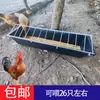 Alimentador automático para patos y gansos para cría de pollos bebedero comedero para patos comedero de polipropileno grueso comedero para aves de corral bebedero