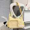Nueva bolsa Boston ita de chica de ojos hecha a mano estilo japonés, capacidad pequeña, bolso de hombro/cruzado estilo coreano, estilo 2D, Otoño 2026