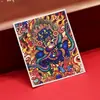 Dzambala Negro pintado tibetano pintura Thangka pintada a mano lienzo central impresión microchorro Thangka cultural y creativo Zakiralam al por mayor