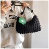 Bolso Nuevo para Niñas 2024 Texturizado Hombro Axila Portátil Casual para Mujer Bolso de Mano Bolsa Suave de Algodón Burbuja Flor