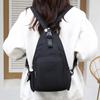 2025 Nova Mochila Bolsa de Peito Bolsa de Dupla Finalidade Leve Pequena Ombro Feminina Mochila Multicompartimentada Bolsa Masculina de Tecido Oxford Impermeável