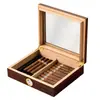 Caja de Cigarrillos Creativa Caja de Almacenamiento para Cigarros Puros Rollo de Cigarrillos Caja de Regalo Multifuncional Transfronteriza Gran Capacidad Sellada Caja de Madera Maciza