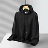 Sudadera deportiva para hombre engrosada, nuevo modelo 2025, chaqueta con capucha para primavera y otoño, top casual de moda de marca ins
