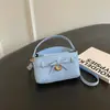 Bolsa de mão da moda estilo coreano 2026 outono nova bolsa feminina, bolsa de ombro com laço fresh, bolsa transversal estilosa